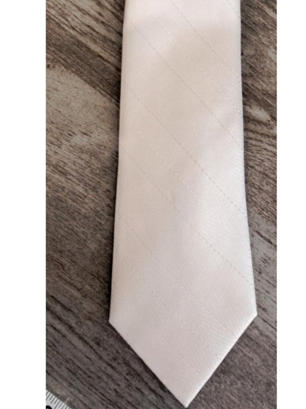 Croft & Barrow Men's Taupe Silk Blend Tone on Tone Striped Tie New W/Tags